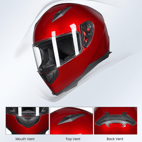 Helmorra Full-Face Aerodynamic Street Helmet