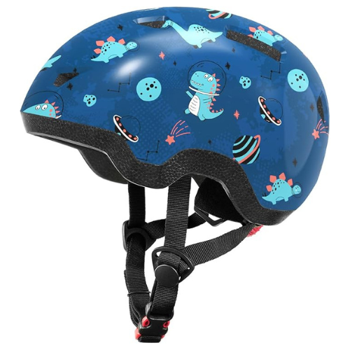 Helmorra Kids Space Dinosaur Helmet For Cycling, Scooters, And Outdoor Adventures