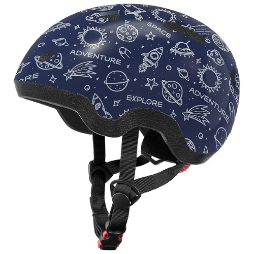 Helmorra Kids Space Dinosaur Helmet For Cycling, Scooters, And Outdoor Adventures