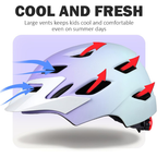 AeroGlow Gradient Helmet for Cycling with Lightweight Protective Design