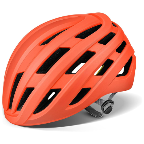 Matte Pink Lightweight Road Cycling Helmet With Aerodynamic Cooling Vents