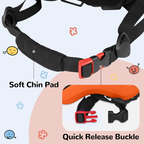 Lightweight Matte Orange Cycling Helmet With Breathable Vents For Road Mountain Biking