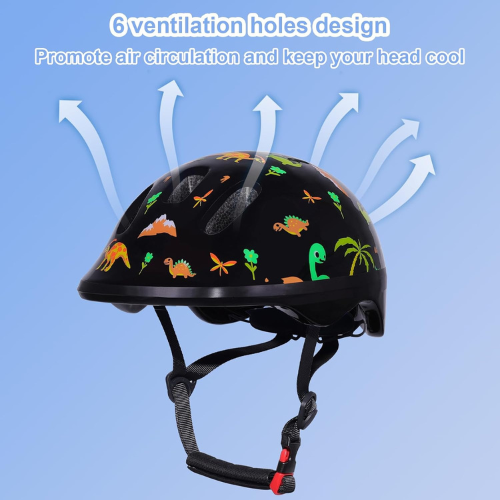 Helmorra Blue Under The Sea Kids Safety Helmet With Whales And Fish