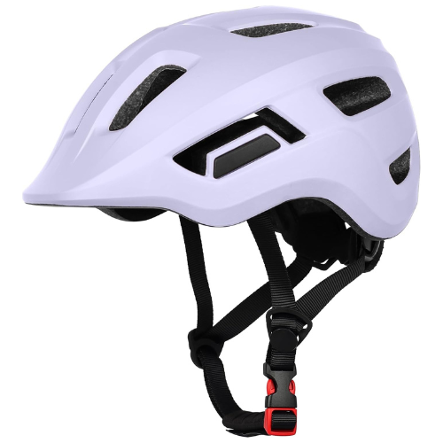 Lightweight Matte Orange Cycling Helmet With Breathable Vents For Road Mountain Biking