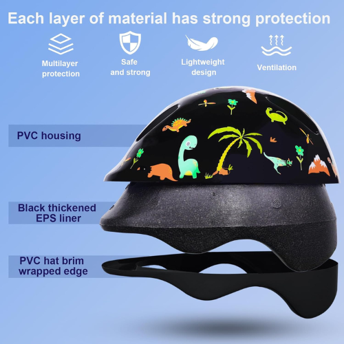 Helmorra Under The Sea Kids Safety Helmet With Whales And Fish