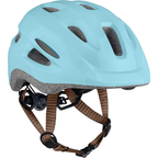 Helmora Vibrant Matte Coral Pink Lightweight Cycling Helmet With Blue Straps