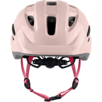 Helmora Vibrant Matte Coral Pink Lightweight Cycling Helmet With Blue Straps