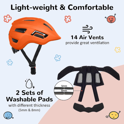 Lightweight Bicycle Helmet for Road Bikes & Mountain Bikes